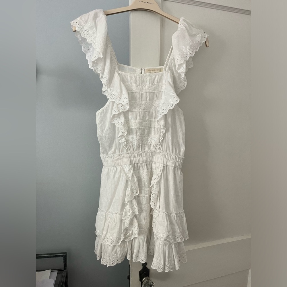 LoveShackFancy White Mini Dress